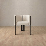 Linen Blend::Cream::Black Oak