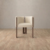 Linen Blend::Cream::Walnut