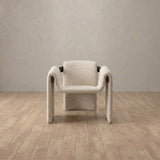 Boucle::Cream::Black Oak