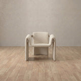 Boucle::Cream::White Oak