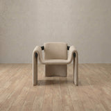 Linen Blend::Latte::Black Oak