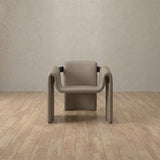 Top Grain Leather::Taupe::Black Oak