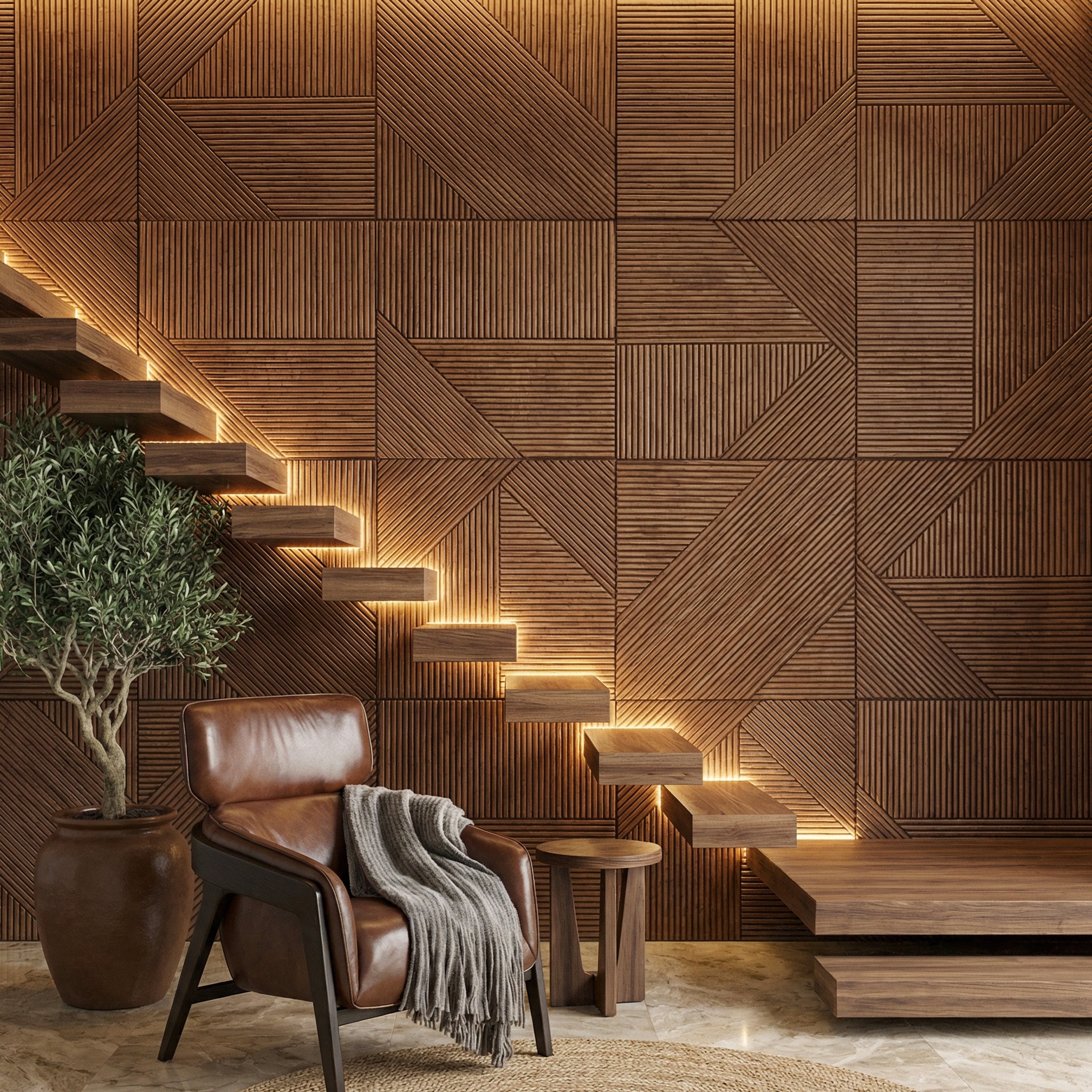 Euclid Wooden Wall Panel
