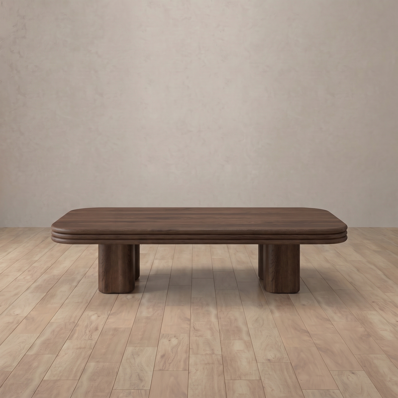 Edison Coffee Table — Dark Walnut