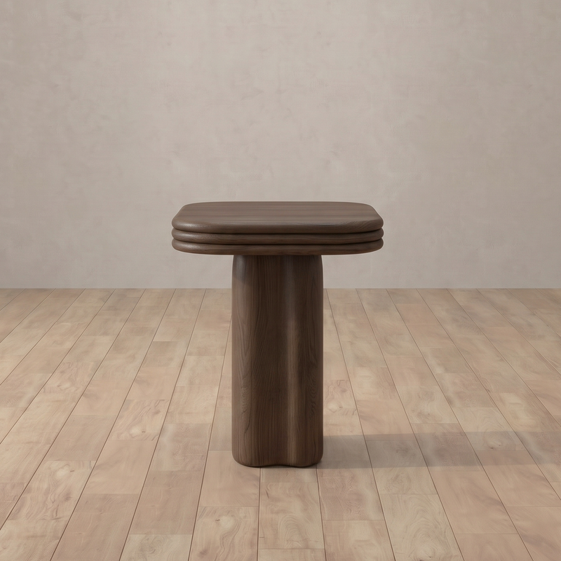 Edison Side Table — Dark Walnut