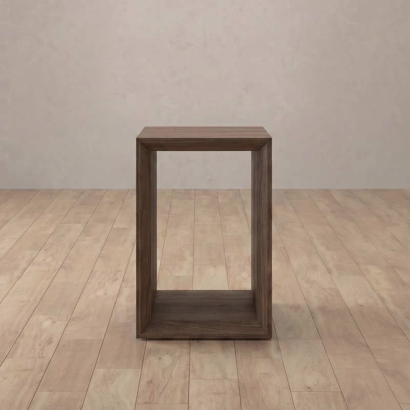 Euclid Side Table — Walnut