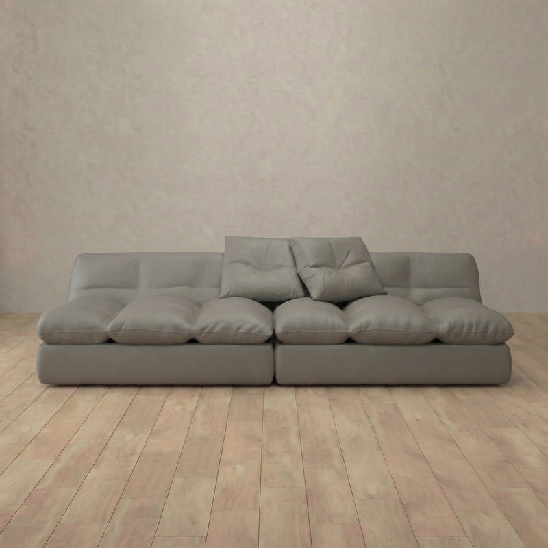 Nimbus Sofa Loveseat (86") — Stone
