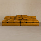 2 Seater-Top Grain Leather-Camel