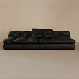 2 Seater-Top Grain Leather-Charcoal