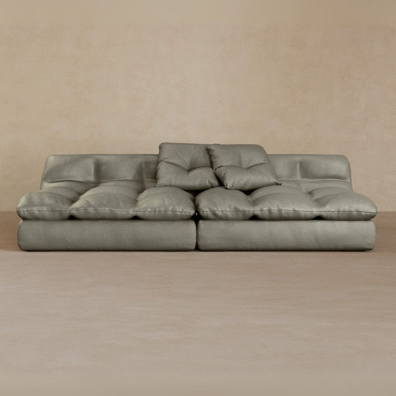 2 Seater-Top Grain Leather-Greige