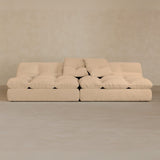 2 seater-Boucle-Chalk