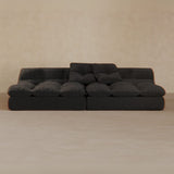 2 seater-Boucle-Charcoal