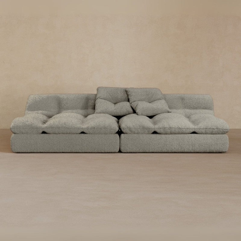 2 seater-Boucle-Greige