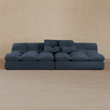 2 seater-Boucle-Navy