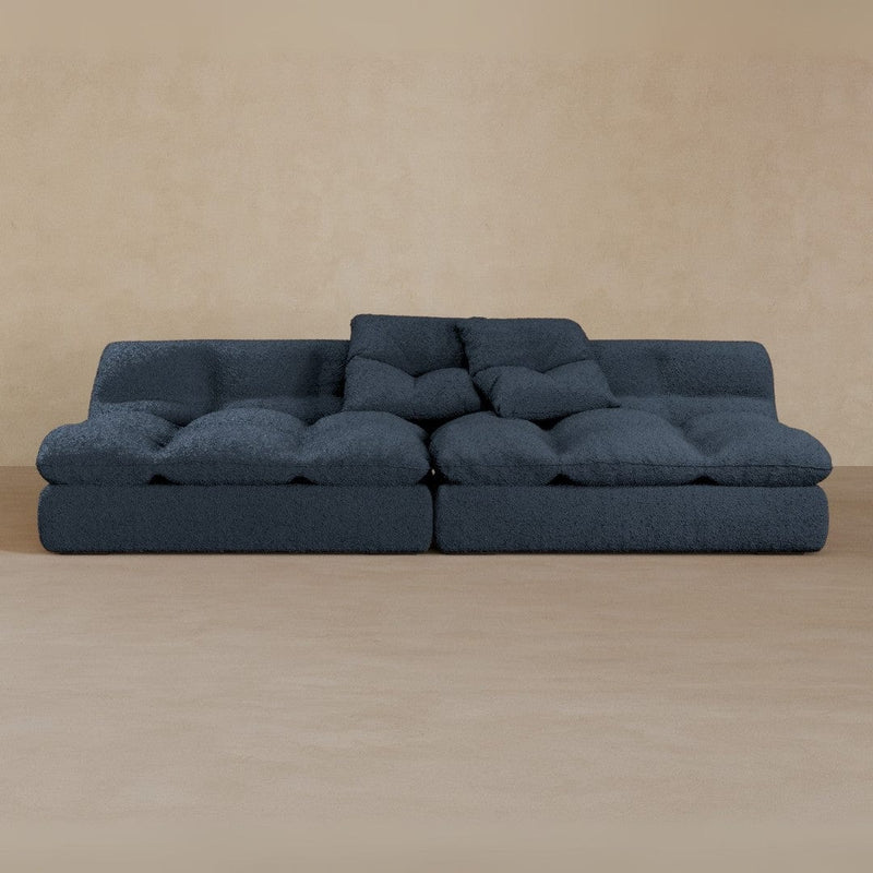 2 seater-Boucle-Navy