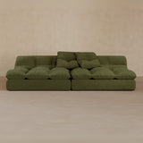 2 seater-Boucle-Olive