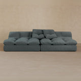 2 seater-Boucle-Pewter