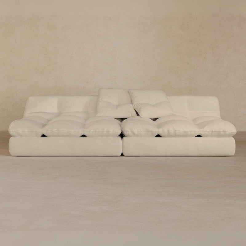 2 seater-Full Grain Leather-Alabaster