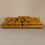 2 seater-Full Grain Leather-Camel
