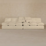 2 seater-Full Grain Leather-Linen