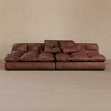 2 seater-Full Grain Leather-Oxblood