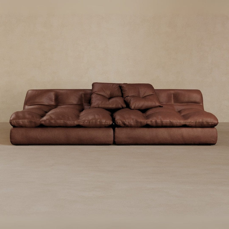 2 seater-Full Grain Leather-Oxblood