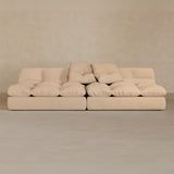 2 seater-Linen Blend-Chalk