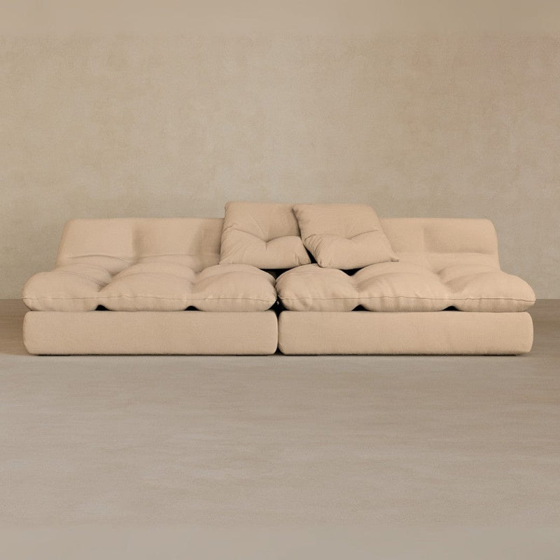 2 seater-Linen Blend-Chalk