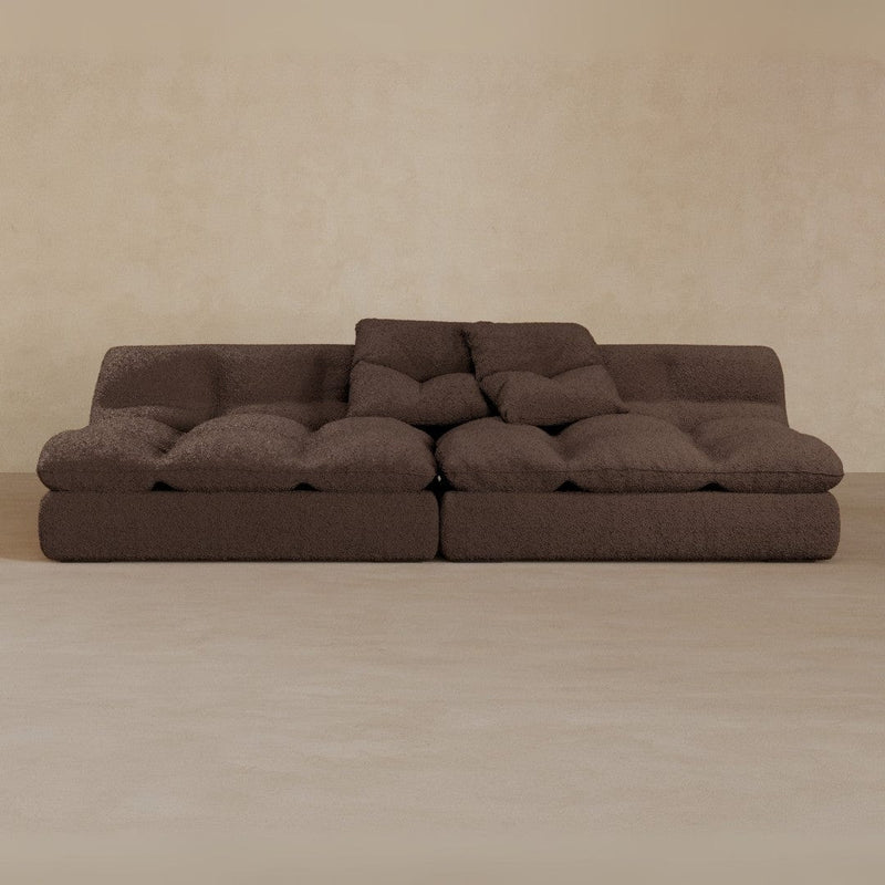 2 seater-Linen Blend-Espresso