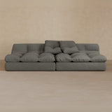 2 seater-Linen Blend-Graphite