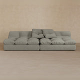 2 seater-Linen Blend-Greige