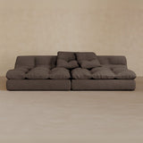 2 seater-Linen Blend-Mink
