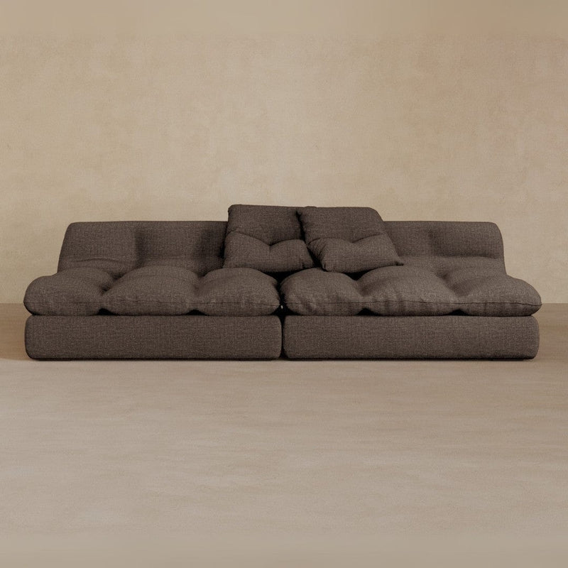 2 seater-Linen Blend-Mink