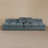2 seater-Linen Blend-Pewter
