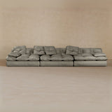 3 Seater-Top Grain Leather-Greige