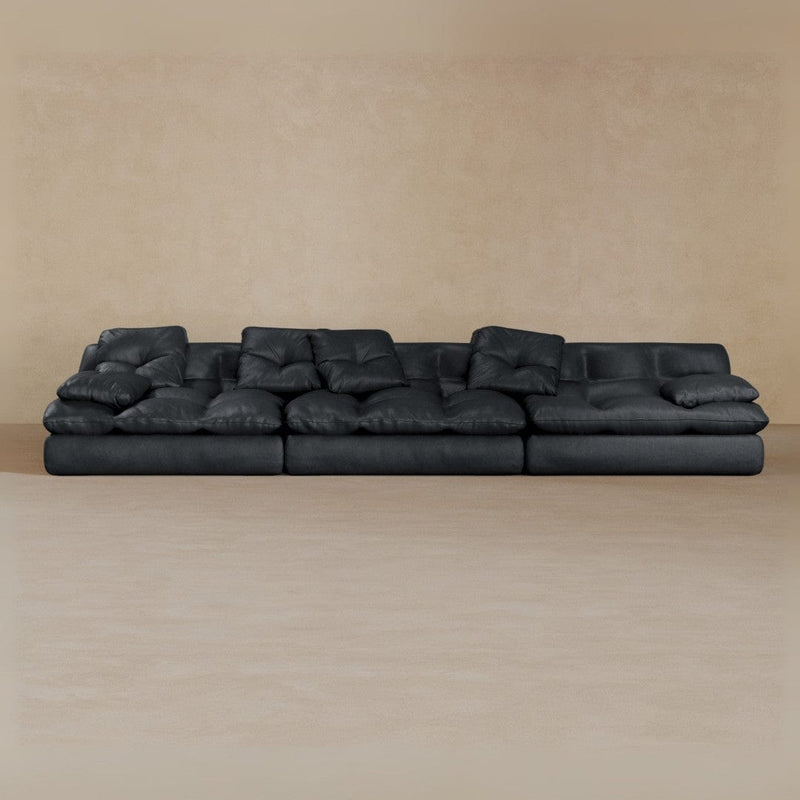 3 Seater-Top Grain Leather-Ink