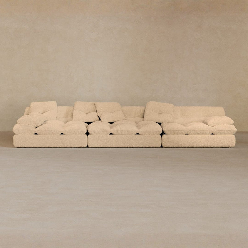 3 seater-Boucle-Chalk