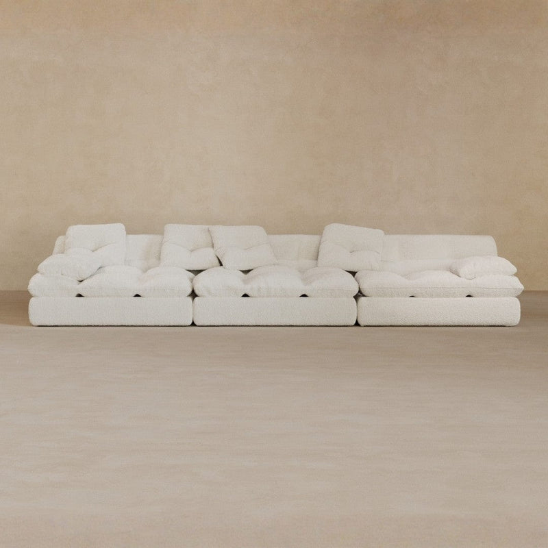 3 seater-Boucle-Ivory