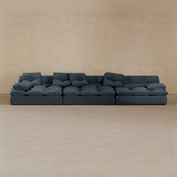 3 seater-Boucle-Navy