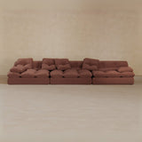 3 seater-Boucle-Oxblood