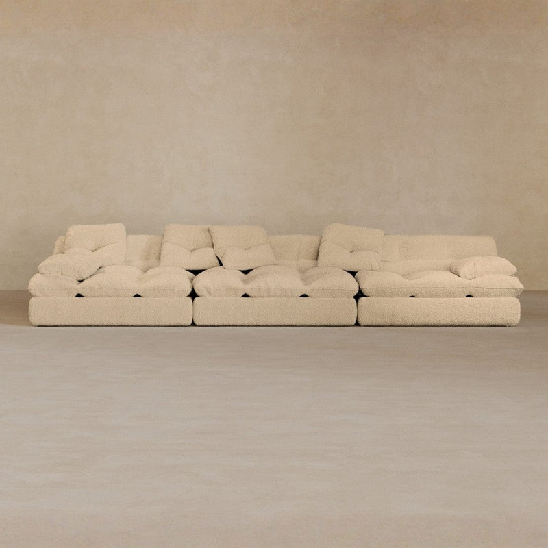 3 seater-Boucle-Shell