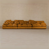 3 seater-Full Grain Leather-Camel