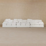 3 seater-Full Grain Leather-Ivory