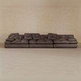 3 seater-Full Grain Leather-Mink
