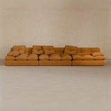 3 seater-Linen Blend-Camel