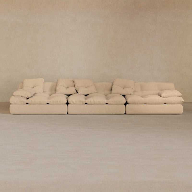 3 seater-Linen Blend-Chalk