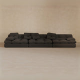 3 seater-Linen Blend-Charcoal