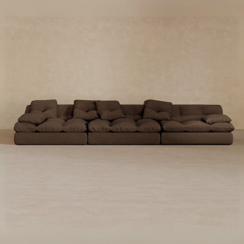 3 seater-Linen Blend-Espresso