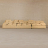 3 seater-Linen Blend-Fawn