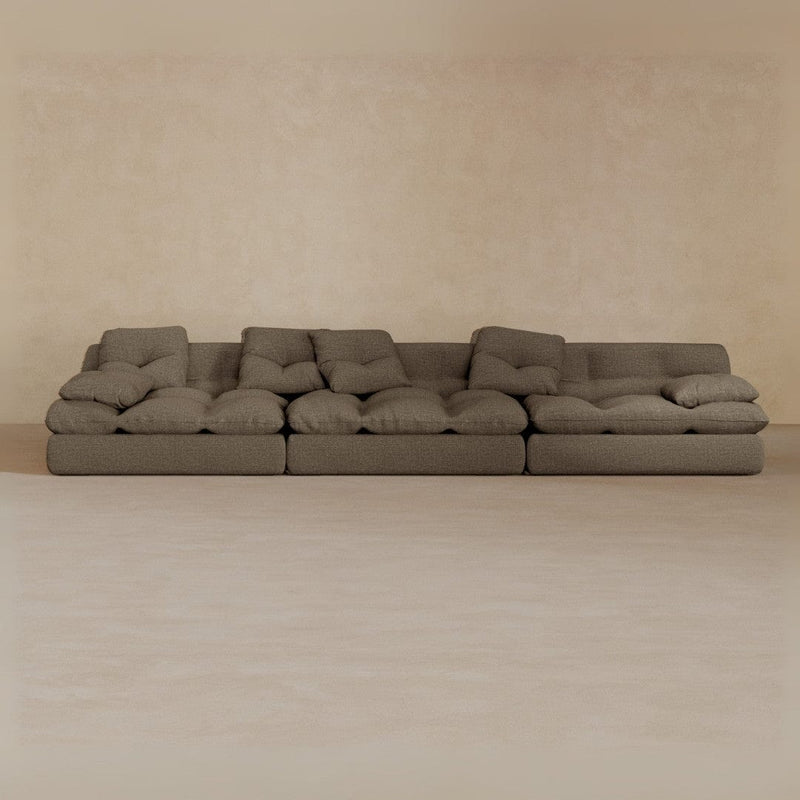 3 seater-Linen Blend-Stone